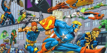 Amalgam Comics combined Marvel and DC heroes in a bizarro spinoff series.