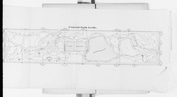 Frederick Law Olmsted’s Central Park plans.