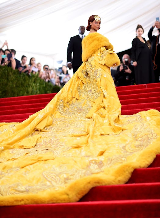 Rihanna attends the "China: Through The Looking Glass" 2015 Met Gala
