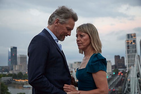 Christie (BARRY ATSMA) & Hannah (NICOLA WALKER) in BBC's 'The Split' S3