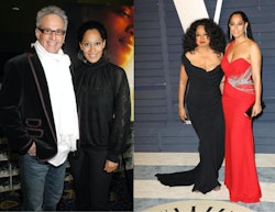 Tracee Ellis Ross with her parents Robert Ellis Silberstein and Diana Ross. 