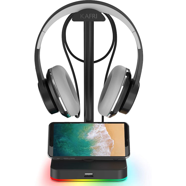 RGB headphone stand