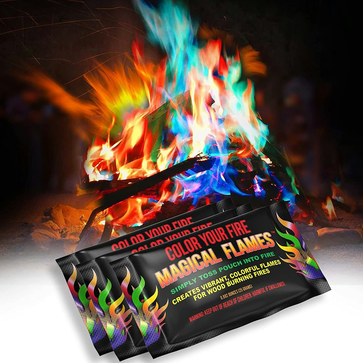 Magical Flames Fire Color Changing Packets (10-Pack)