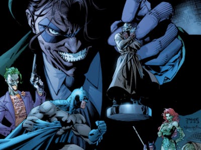 Batman/Riddler Comic Book Cover Art