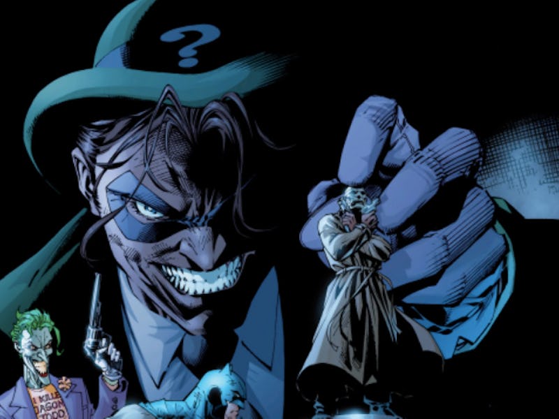 Batman/Riddler Comic Book Cover Art