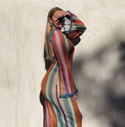 Vivian Hoorn in a creative may outfit