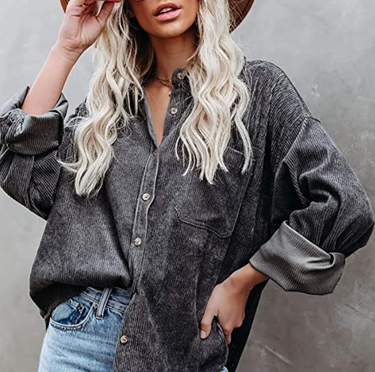 Dokotoo Corduroy Button Down Shirt