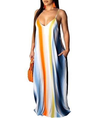 HannahZone Stripe Maxi Dress