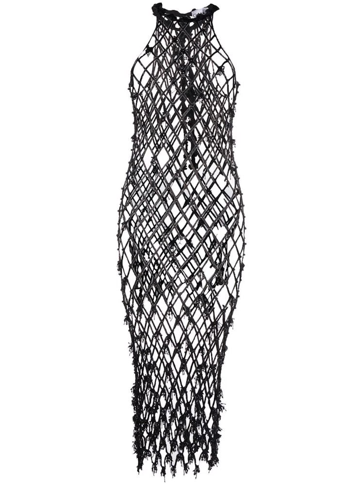 Ganni netted dress