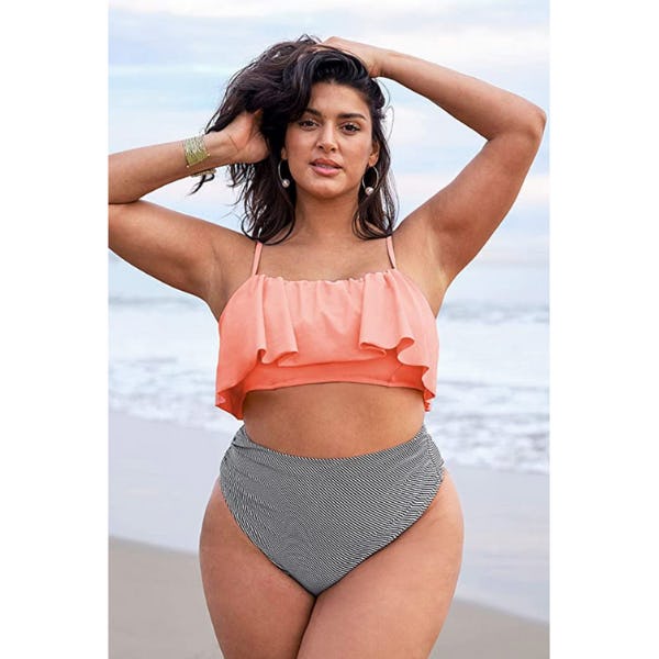 CUPSHE Falbala High-Waisted Bikini