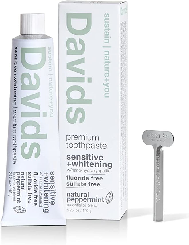 Davids Nano Hydroxyapatite Natural Toothpaste, Peppermint, 5.25 Oz.