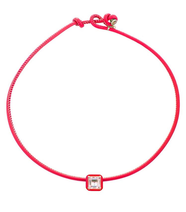 Pop Choker with Square in Candy Setting