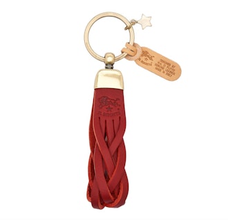 Saturnia Keyring in Ruby Red