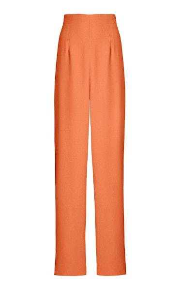 Snag these orange pants from Sergio Hudson for a Blake Lively-approved tailored look.