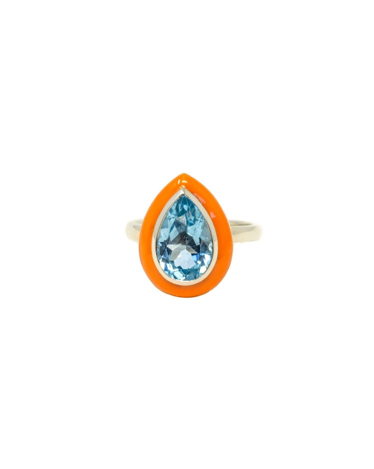 Veronica Pear Cocktail Ring