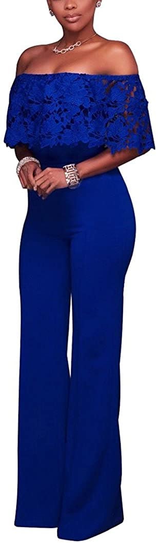 Best Lacy, Off-The-Shoulder Jumpsuit For Wedding Guests