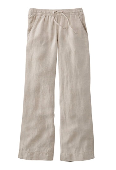 LLBean Linen Pull-On Pants