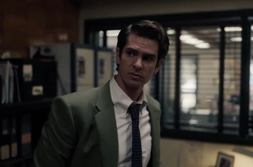 Andrew Garfrield as detective Jeb Pyre in FX on Hulu's 'Under the Banner of Heaven'