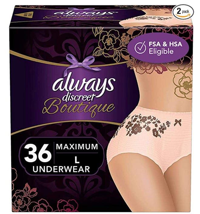 Always Discreet Boutique Incontinence & Postpartum Underwear