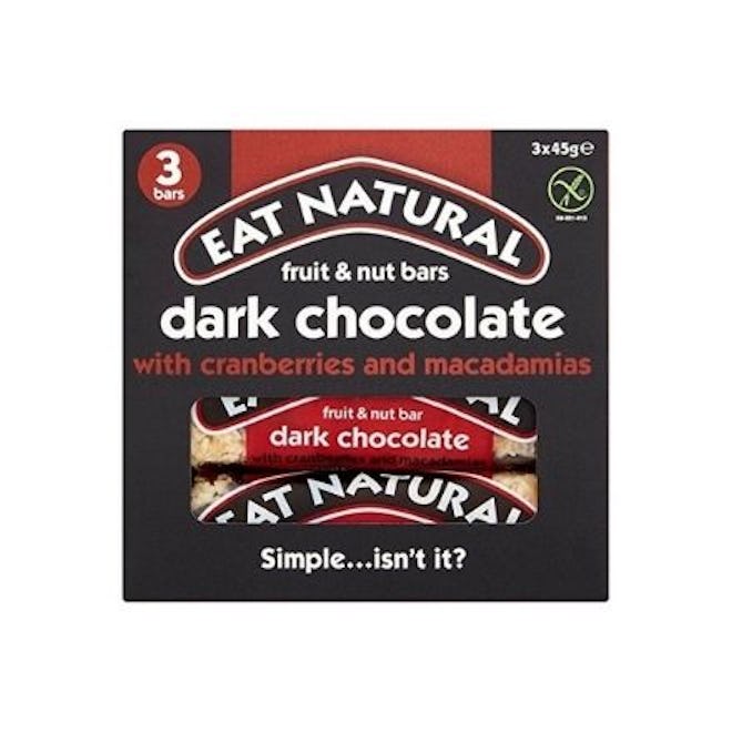 Eat Natural Bars with Dark Chocolate, Cranberries and Macadamias 