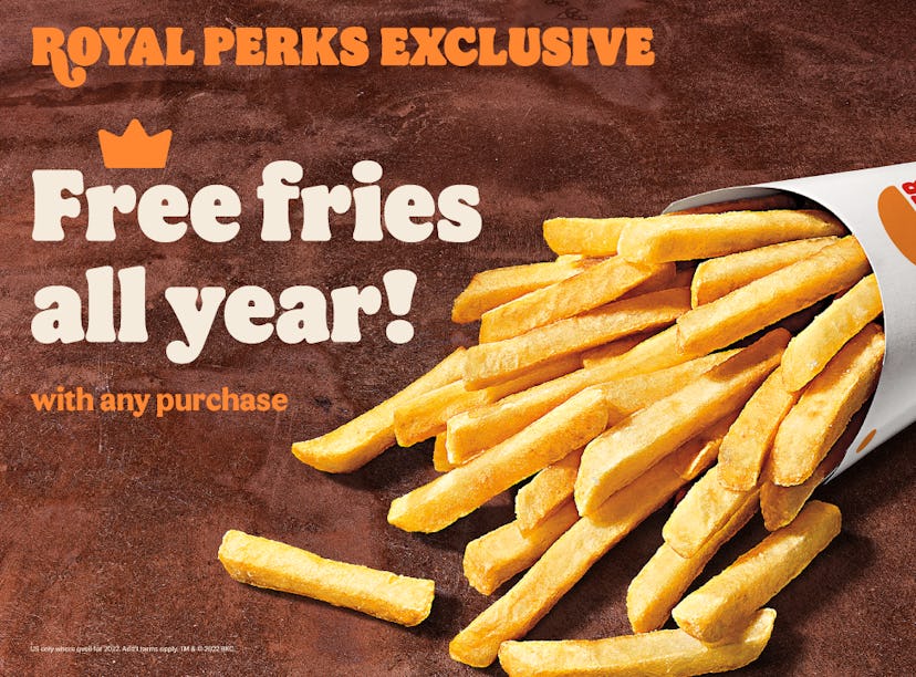 Burger King’s weekly free fries 2022 deal is so simple to redeem.
