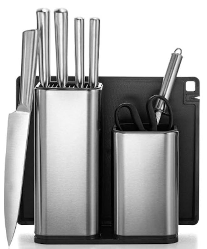 Stainless-Steel Kitchen Knife Set (10-Piece)
