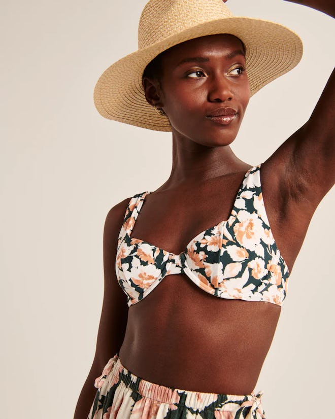 Wide Strap Underwire Bikini Top