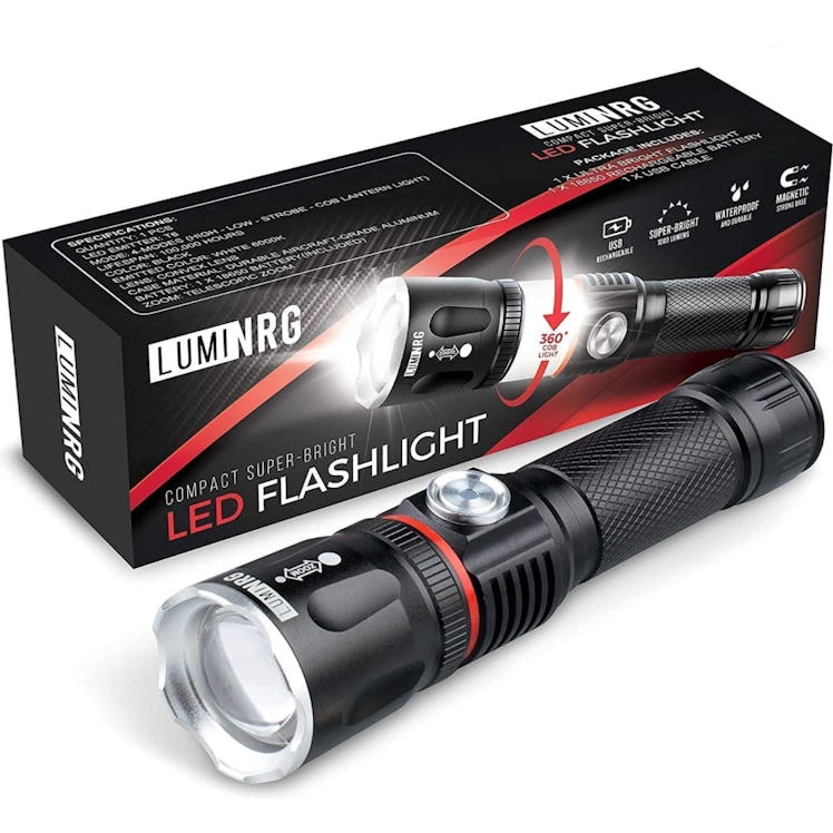 LumiNRG Tactical Rechargeable LED Flashlight 