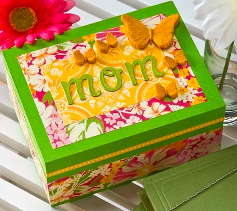 diy butterfly jewelry box mother's day craft for kid