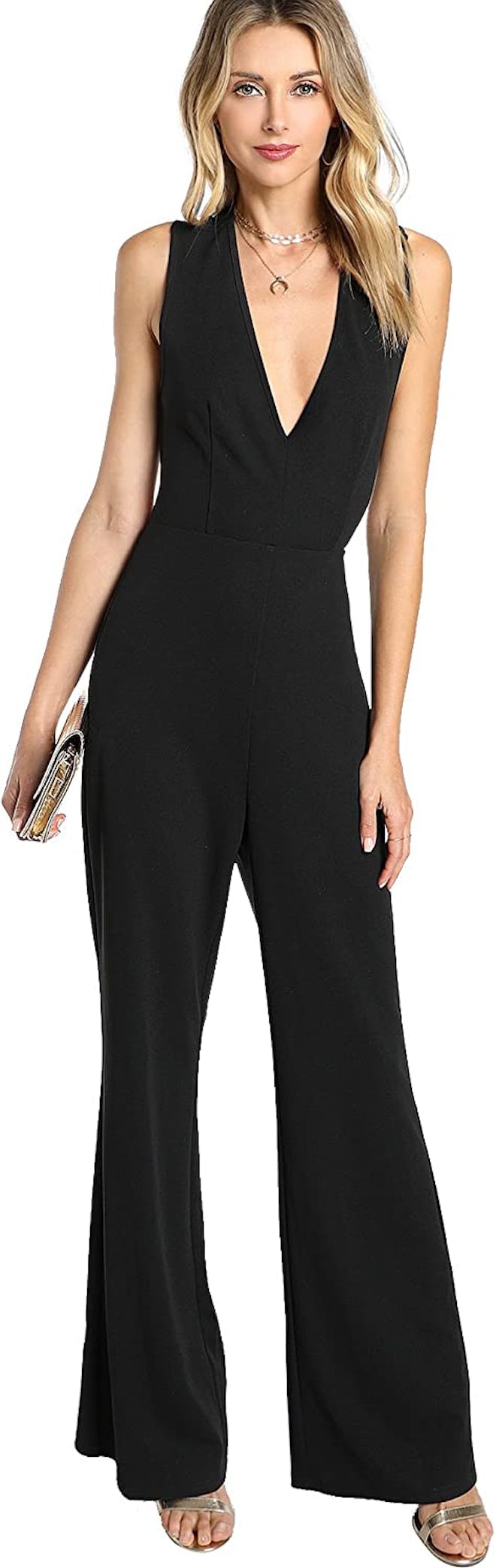 Best Deep-V Jumpsuit For Wedding Gifts