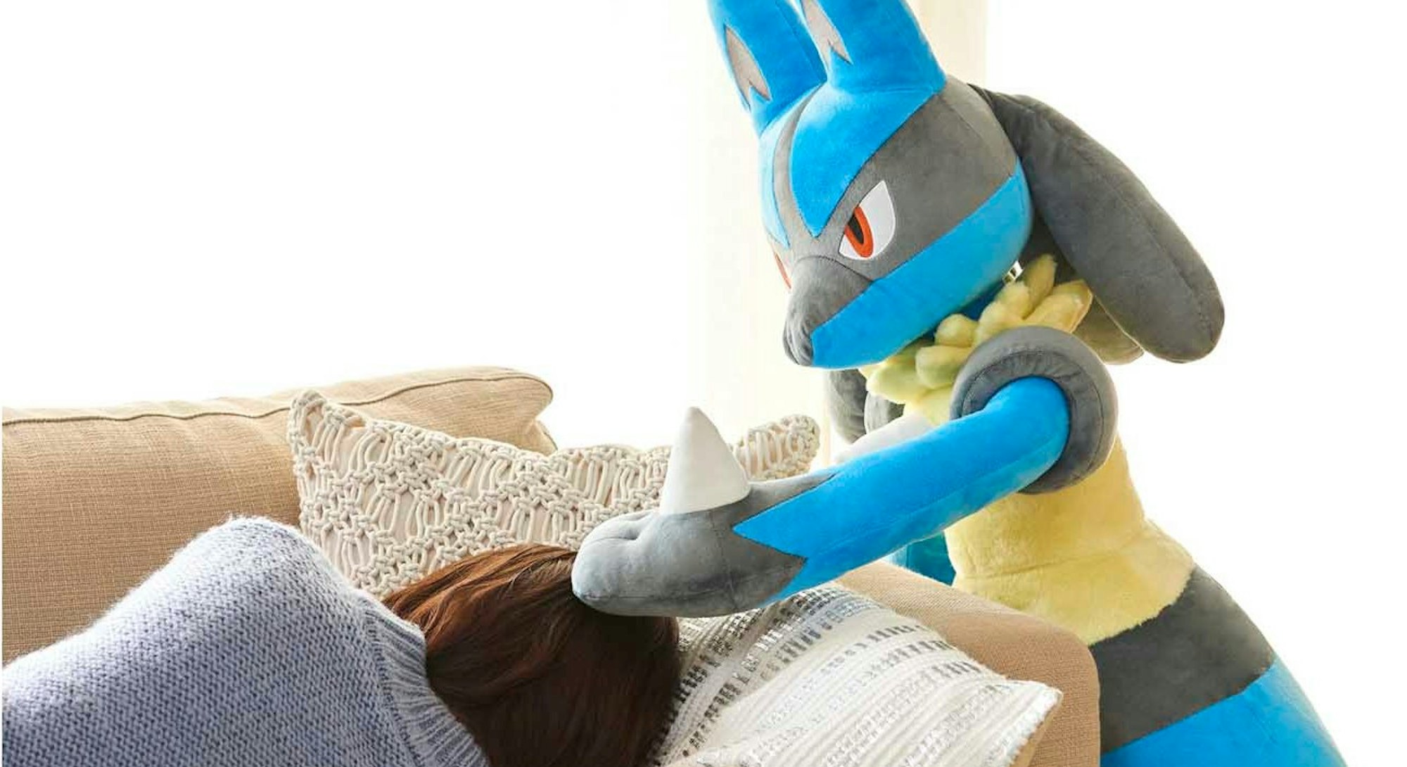 giant Lucario Pokémon plush
