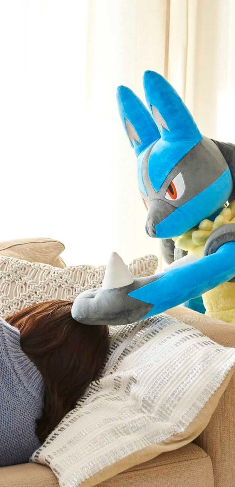 giant Lucario Pokémon plush