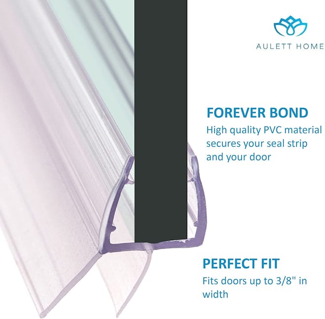 Aulett Home Frameless Shower Door Bottom Seal