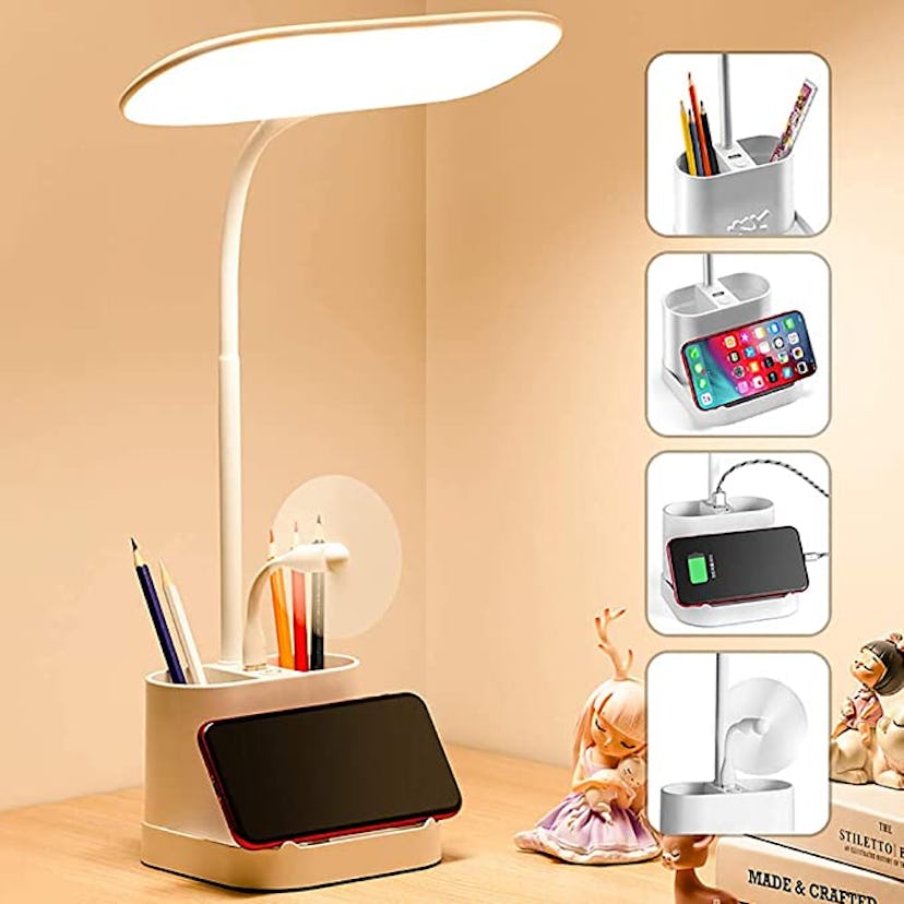 Desk Lamp with USB Charging Port