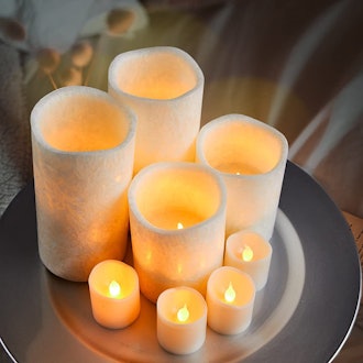 Furora LIGHTING LED Flameless Candles with Remote Control (Set of 8)
