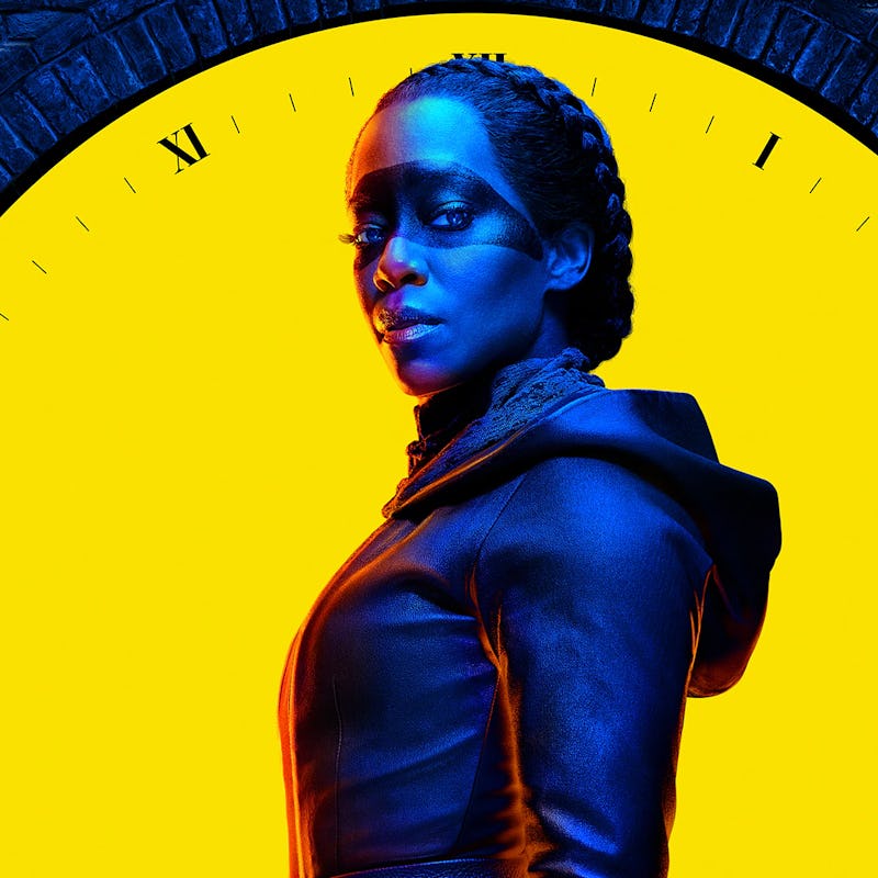 Regina King on the cover art of Watchmen