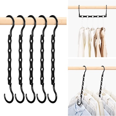 HOUSE DAY Space Saving Clothes Hangers (16-Pack)