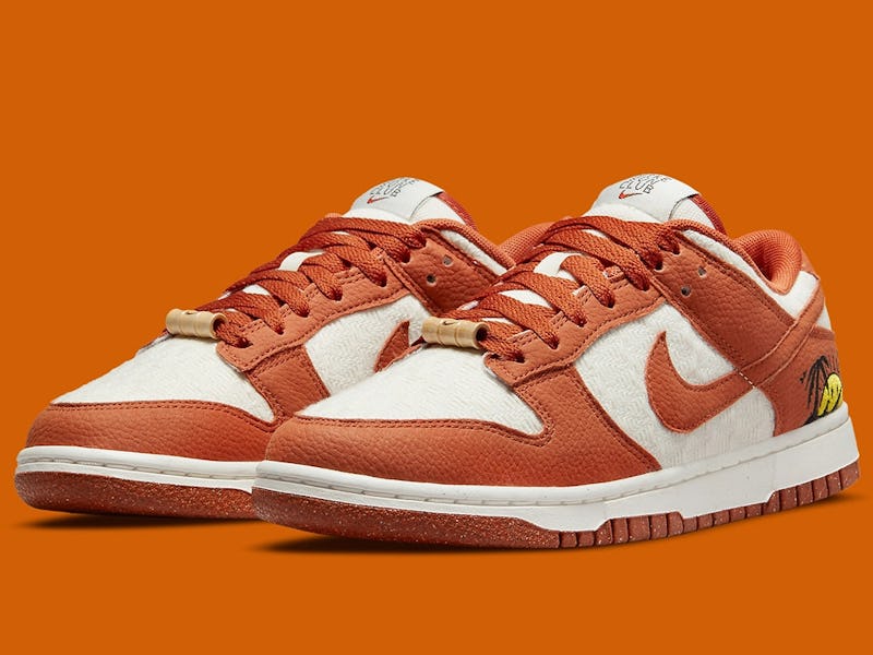 Nike Dunk Low "Sun Club" sneaker pack in "henna"