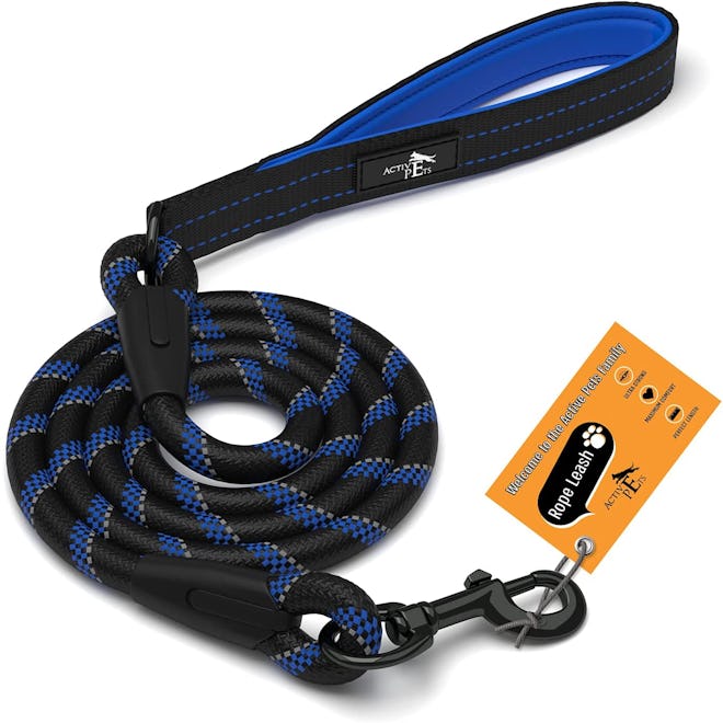 ACTIVE PETS Strong Dog Rope Leash with Padded Handle
