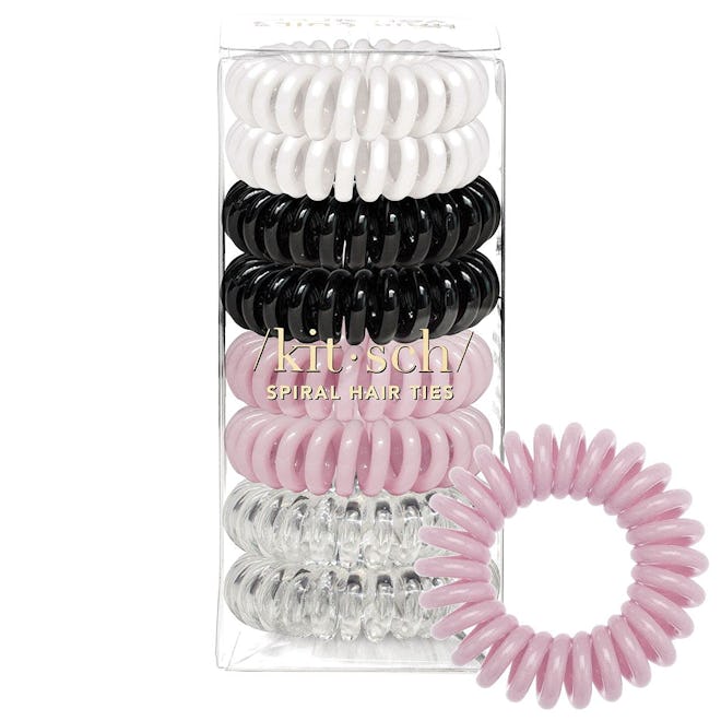 Kitsch Spiral Hair Ties (8-Pack)