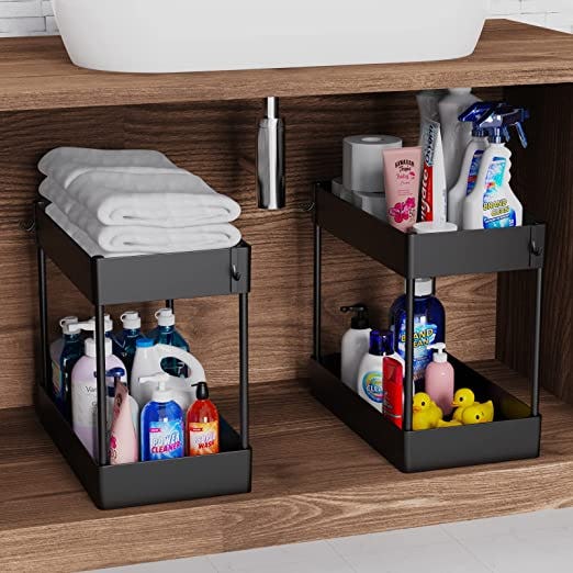 2 Pack Under Sink Organizer