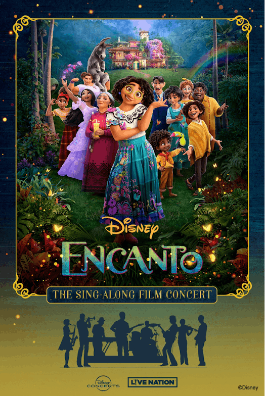 Tickets for the Encanto: The Sing-Along Film Concert Tour go on sale on April 29. 