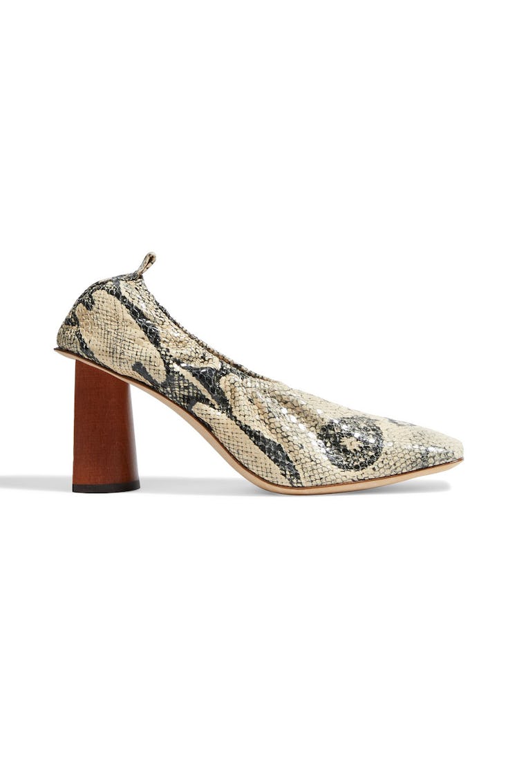 These snakeskin pumps from Rejina Pro are an Amal Clooney-approved workwear staple.