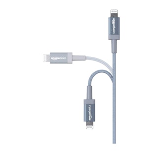 Amazon Basics Nylon USB-A to Lightning Cord - 6ft