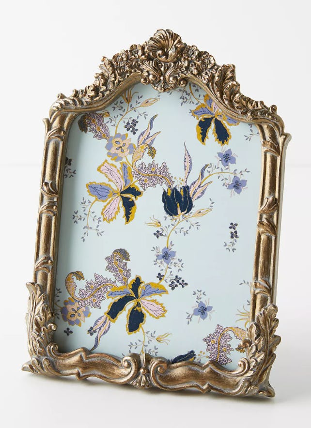 Anthropologie gold Victoria frame