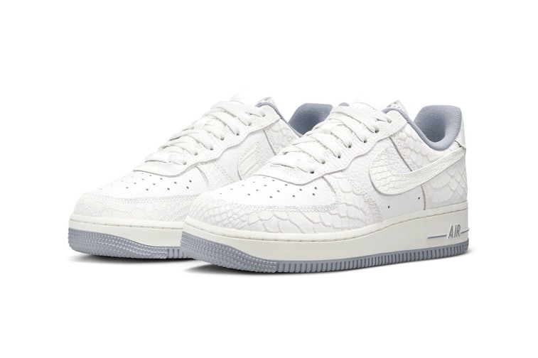 Nike's all-white Force 1 sneaker gets python upgrade
