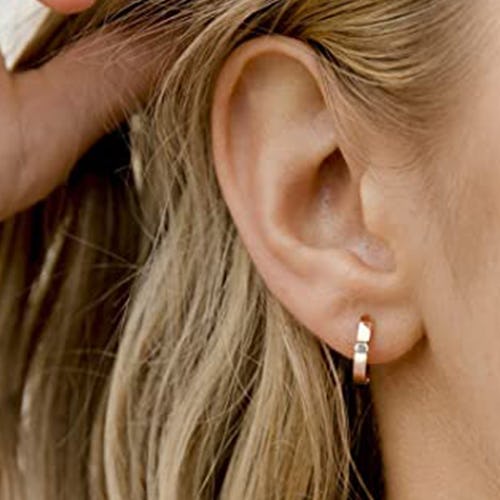 PAVOI Thick Huggie Earrings