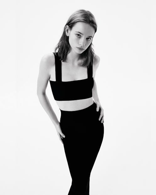 VB Body crop top and skirt