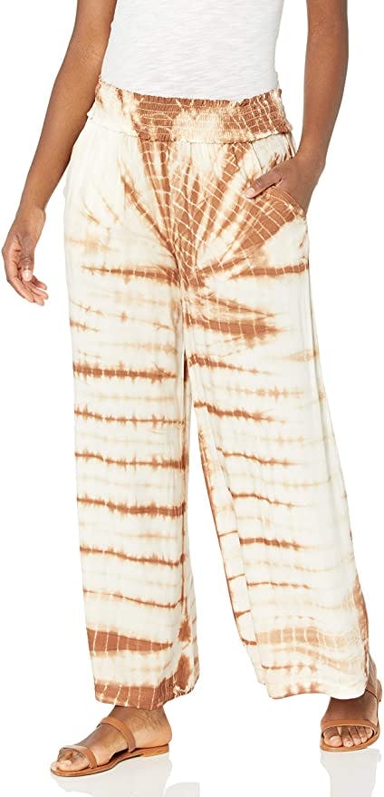 Jessica Simpson Laine Smocked Wide-Leg Pants