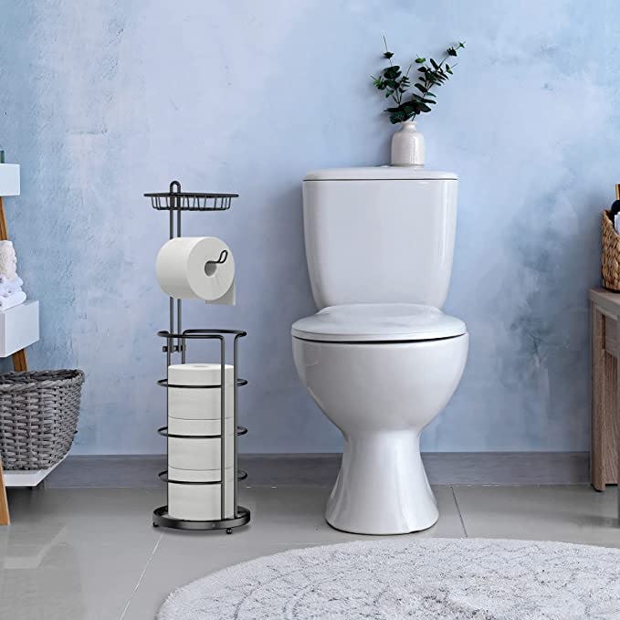 Bextsrack Toilet Paper Holder Stand